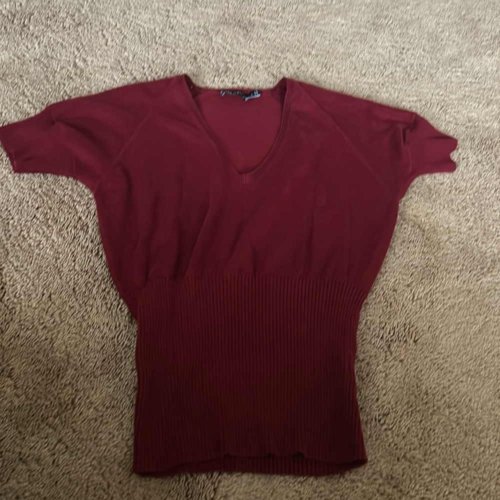 Fitted Sweater Blouse